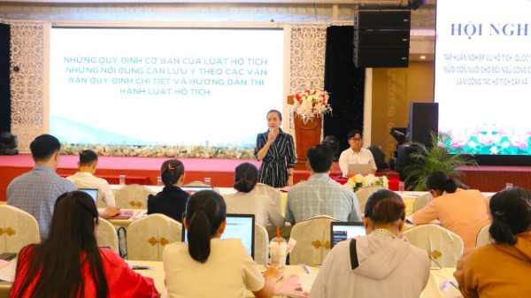 Đồng Nai: Gần 200 công chức tập huấn nghiệp vụ hộ tịch, quốc tịch, nuôi con nuôi
